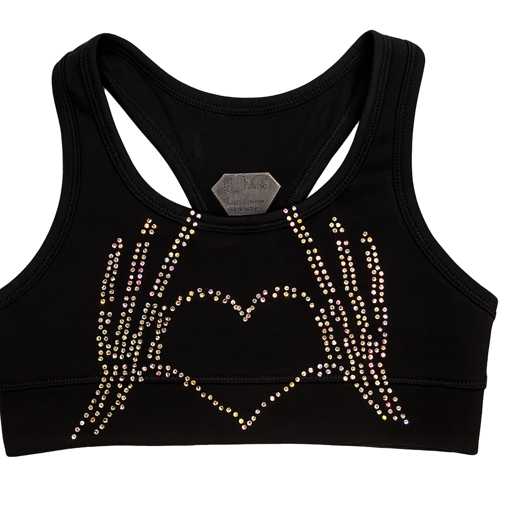 Youth Bone to Be Loved Sports Bra