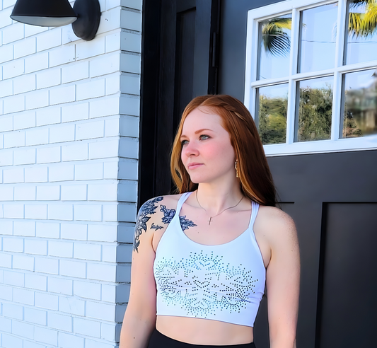 Snowflake Shimmer Top