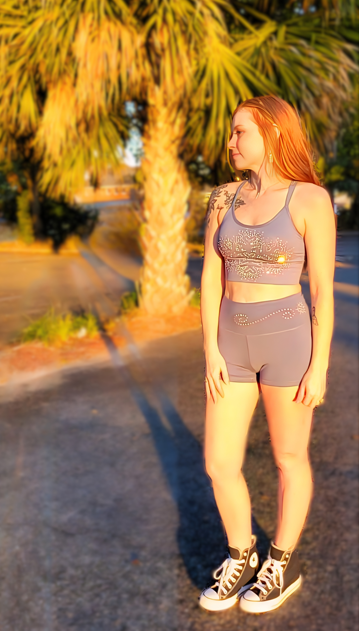 Snowflake Shimmer Shorts