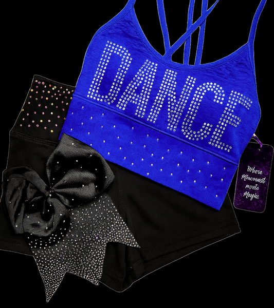Dance Sweetheart Bundle – Sports Bra, Shorts & Bow