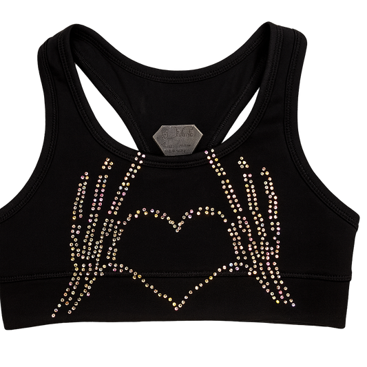 Youth Bone to Be Loved Sports Bra