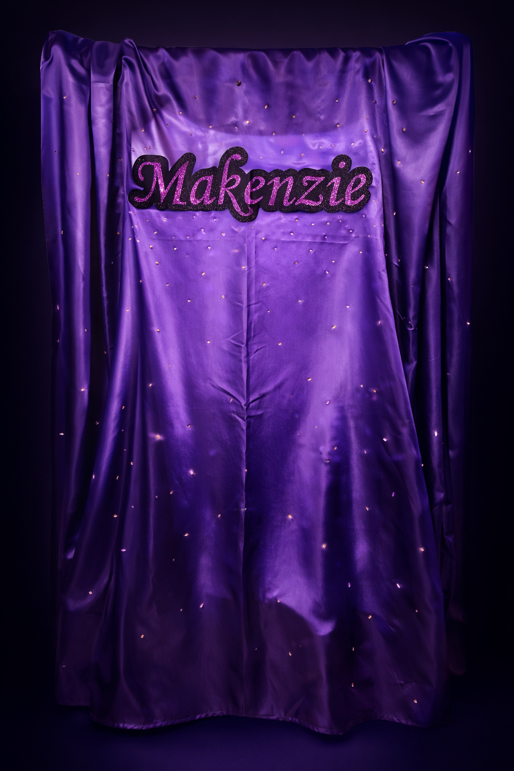Custom Dance Bag Privacy Curtain - Rhinestone Edition