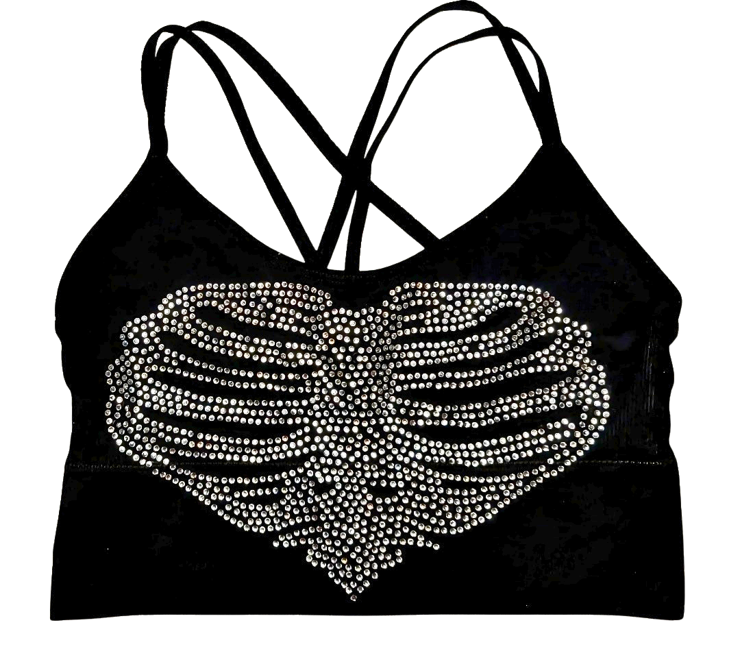 Youth Haunted Heartbeat Sports Bra