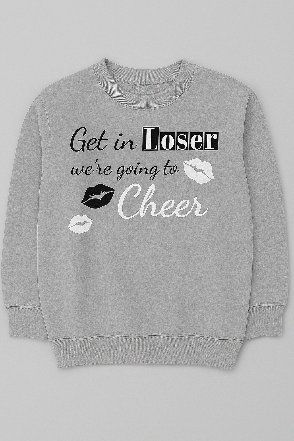 Youth "Get in loser, we're going to Cheer" Sweatshirt