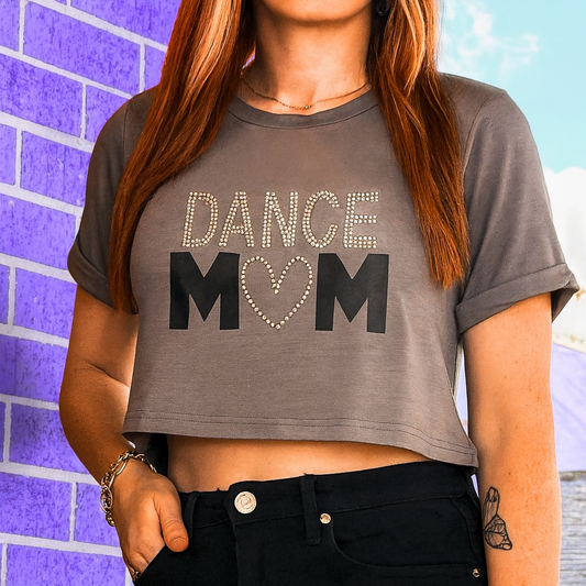 Dance Mom Sparkle Crop