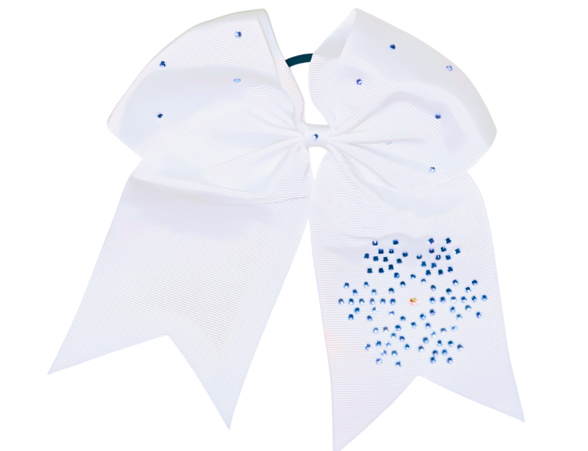 Frosted Snowflake Bow