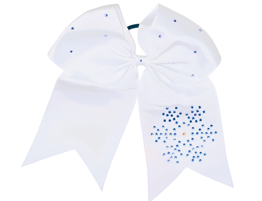 Frosted Snowflake Bow